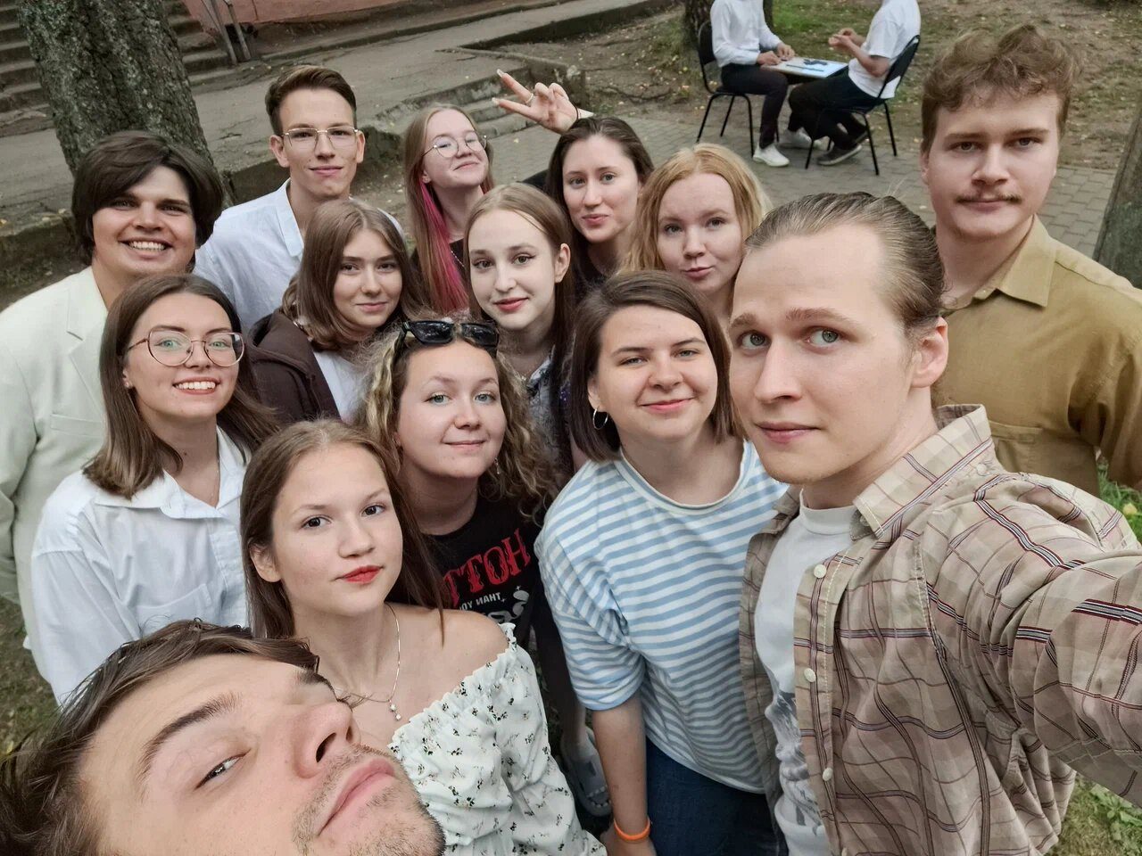 Большое селфи на улице